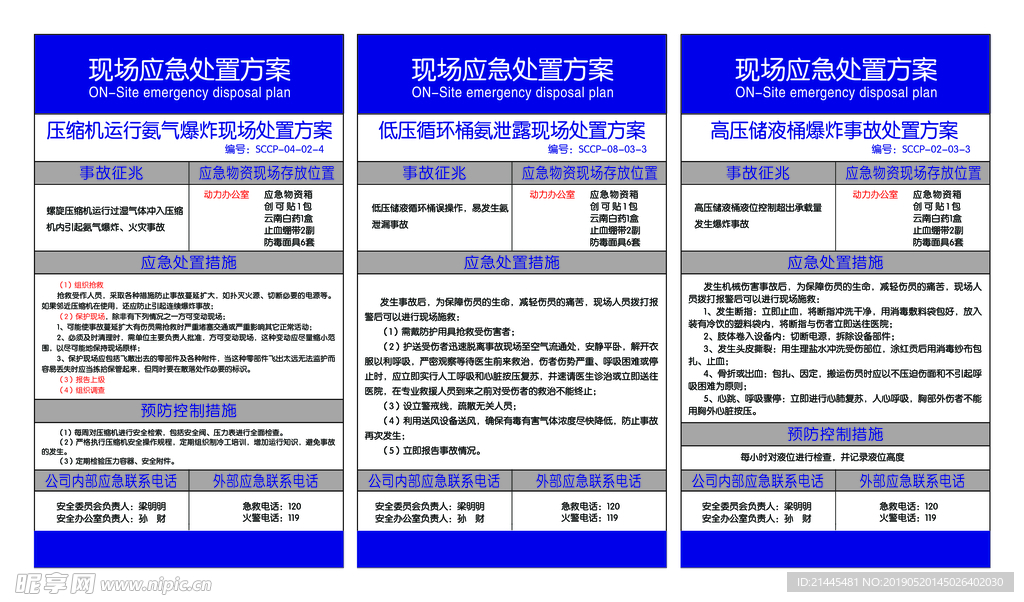 现场应急处置方案