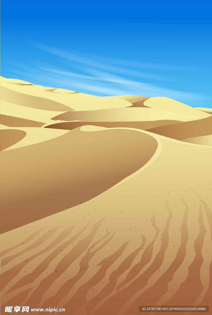矢量卡通风景