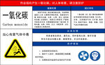 职业病危害一氧化碳告知卡图片
