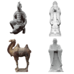 雕塑 兵马俑 孔子 骆驼