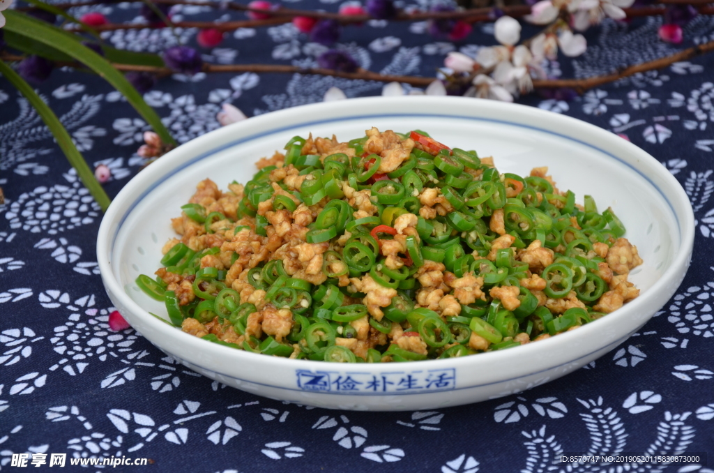 俭朴鲜椒碎米鸡