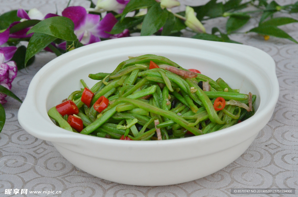 生炒扁豆丝