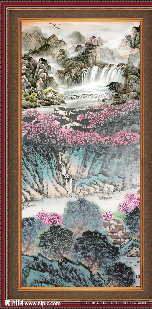巨幅山水