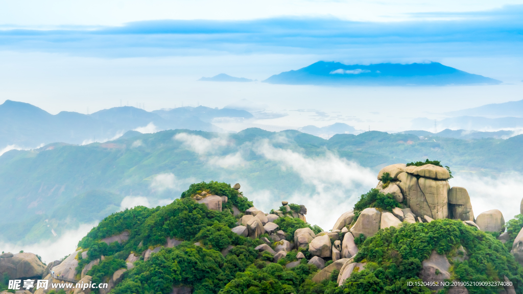 福建霞浦太姥山风光