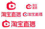 淘宝直播官方logo 素材