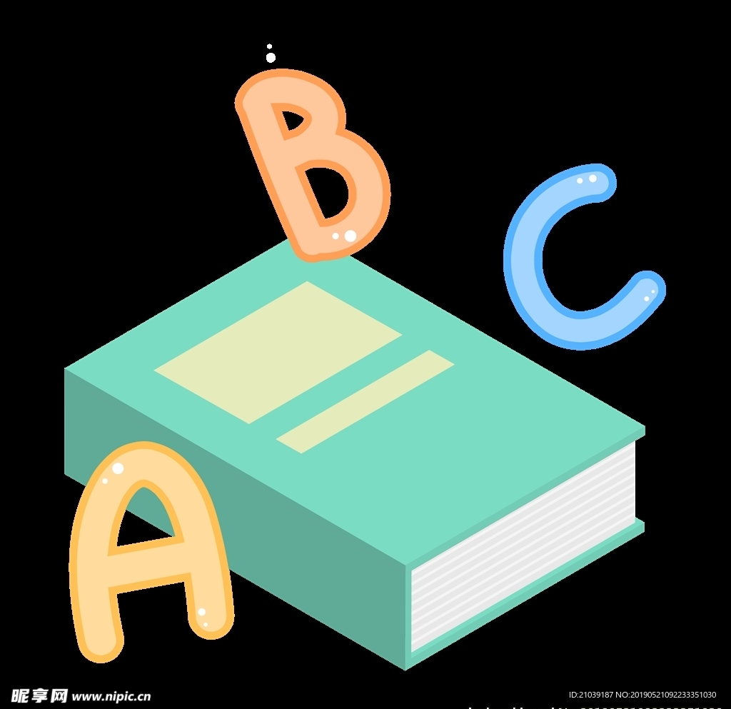 ABC 字母 书本 英文