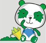 卡通熊猫