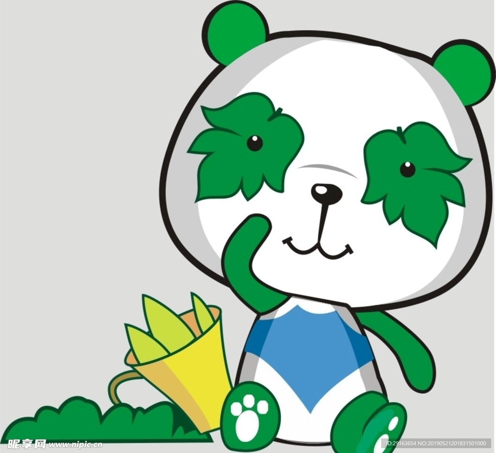 卡通熊猫