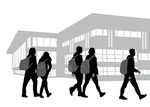 矢量上学 学校