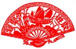 扇形剪纸