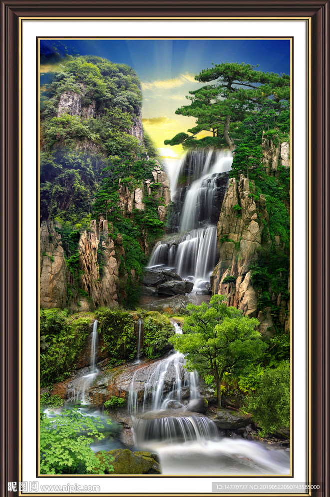 玄关山水画