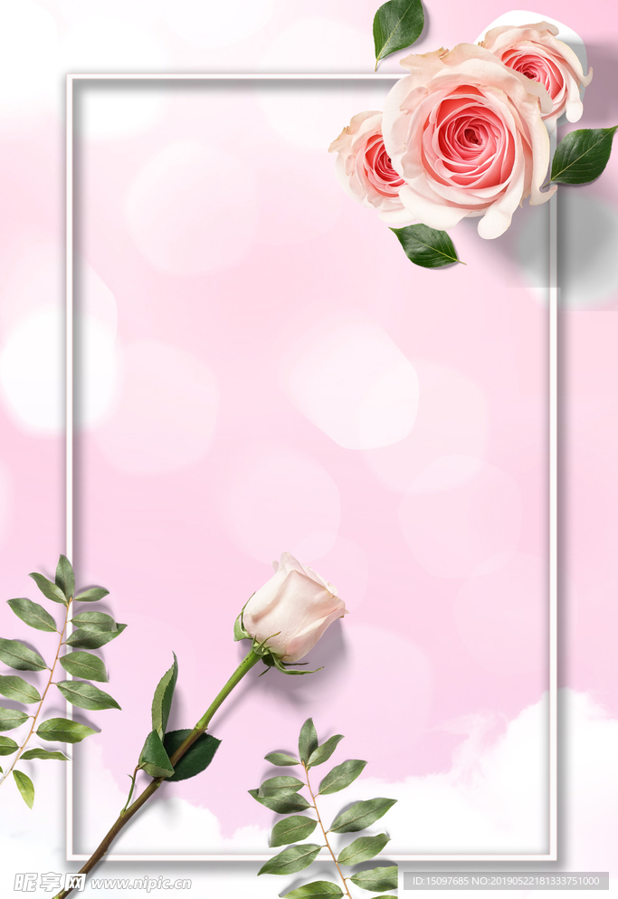 玫瑰花背景