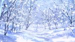 LED雪景背景视频