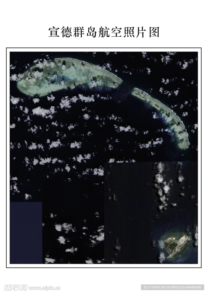 宣德群岛影像图