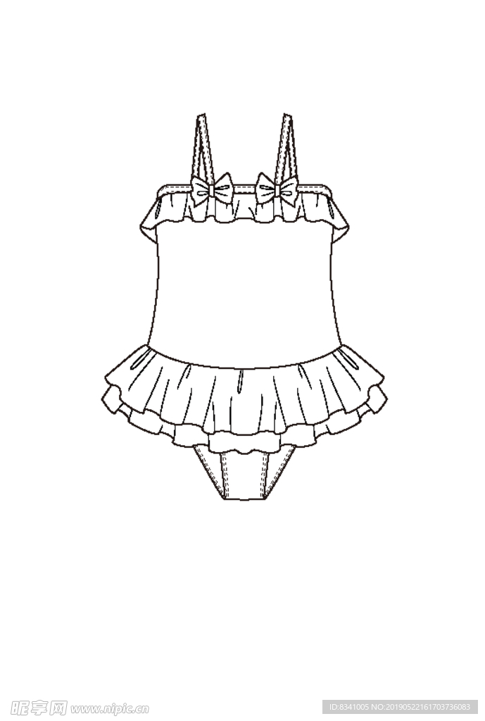 泳衣 儿童连体泳衣