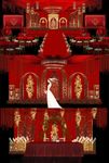 红金欧式奢华复古婚礼效果图