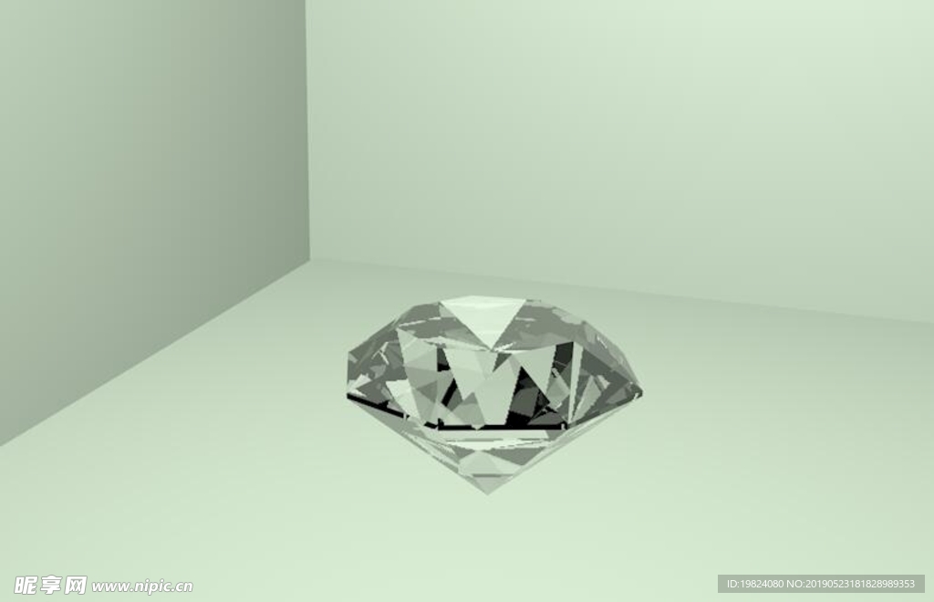 钻石c4d模型