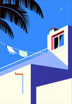 天空，矢量 简约 夏天