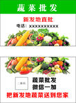 蔬菜批发 水果蔬菜 名片