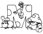 字母图片m