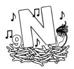字母图片n