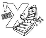 字母图片x