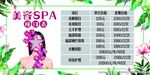 价格表  美容  SPA