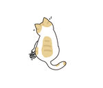 小猫玩球