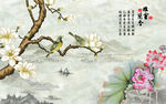 雅室兰香壁画大型