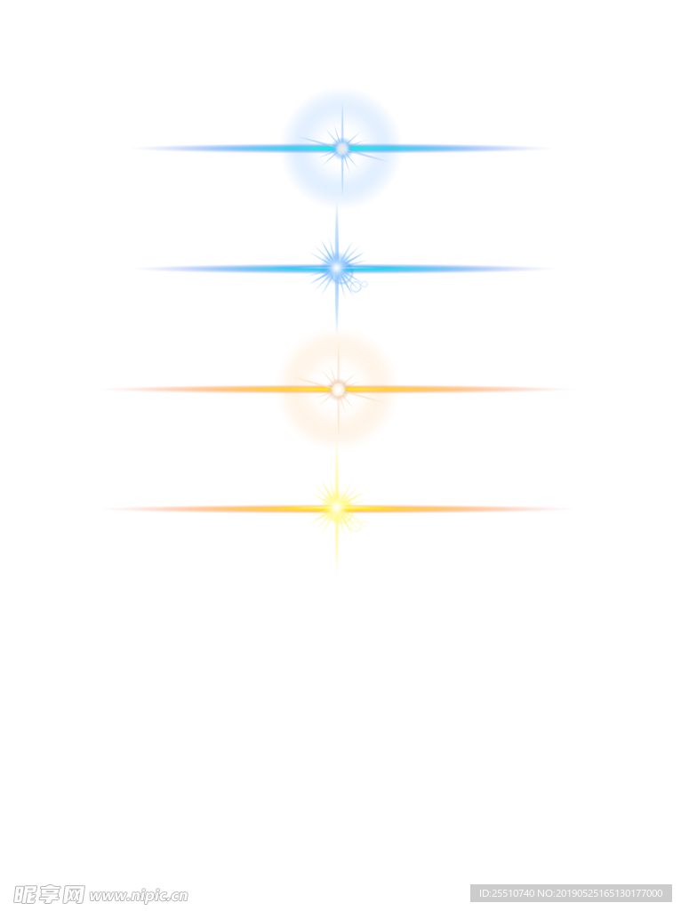 光效黄色红色炫光蓝色白色线性光