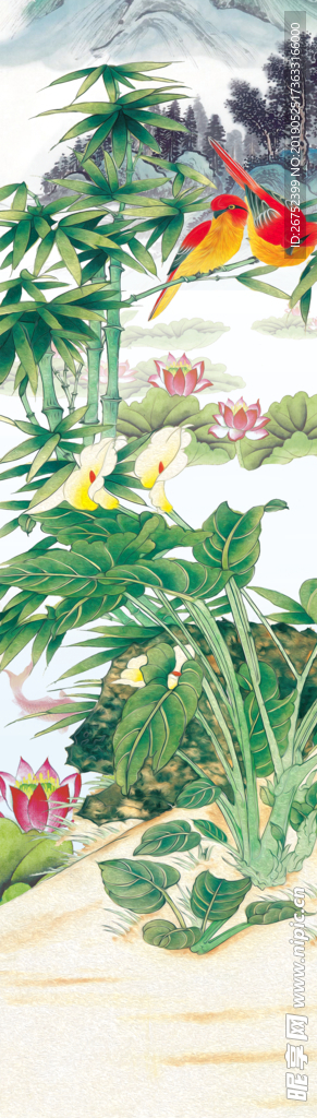 中国风山水画
