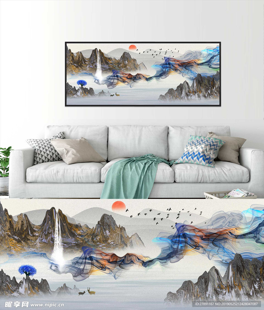 意境水墨山水