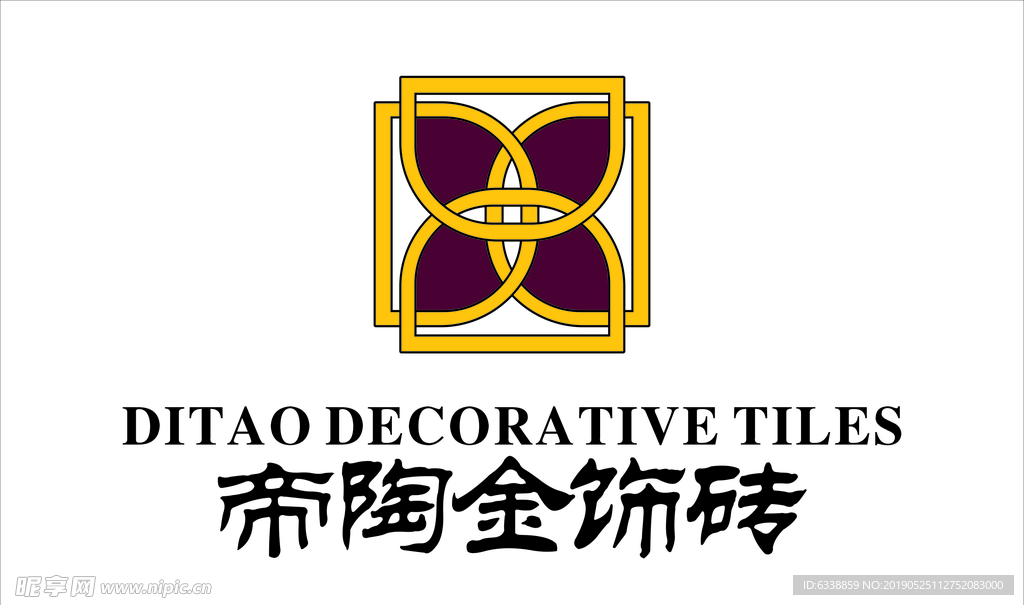 帝陶金饰砖logo