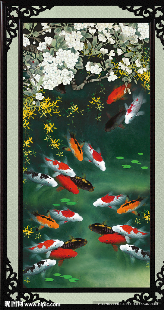 花鸟富贵鱼