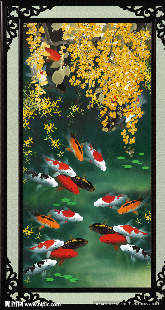花鸟群鱼图