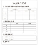 小麦测产记录