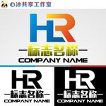 HR字母LOGO