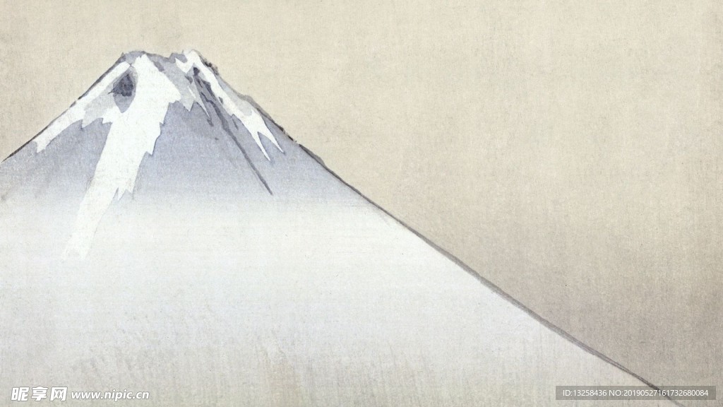 白色雪山