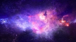 彩色星空星云背景