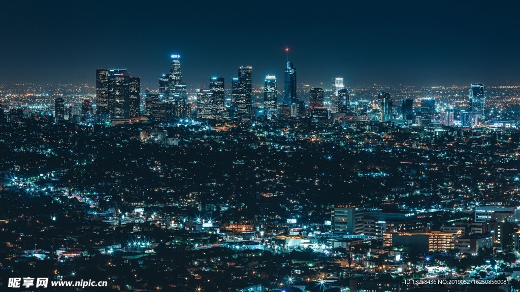 繁华都市夜景