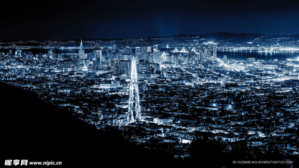 璀璨城市夜景