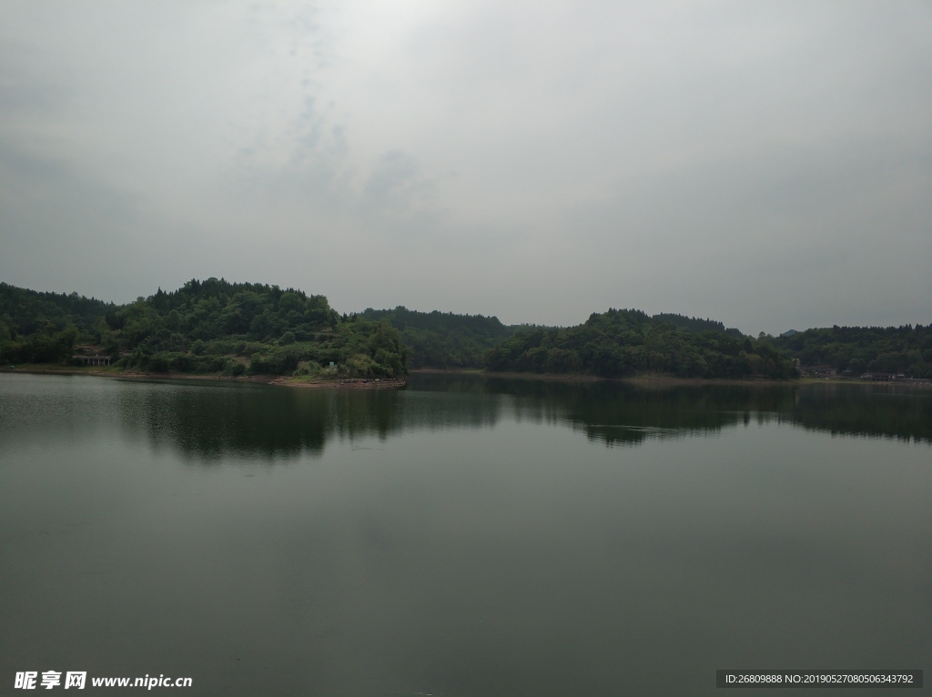 翠湖风光  山水  岳池