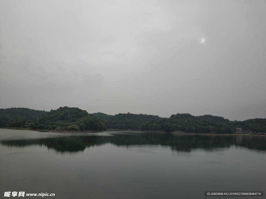 翠湖风光  山水  岳池
