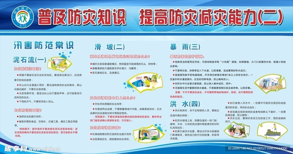 公路防灾减灾宣传知识栏