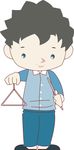 手绘男孩