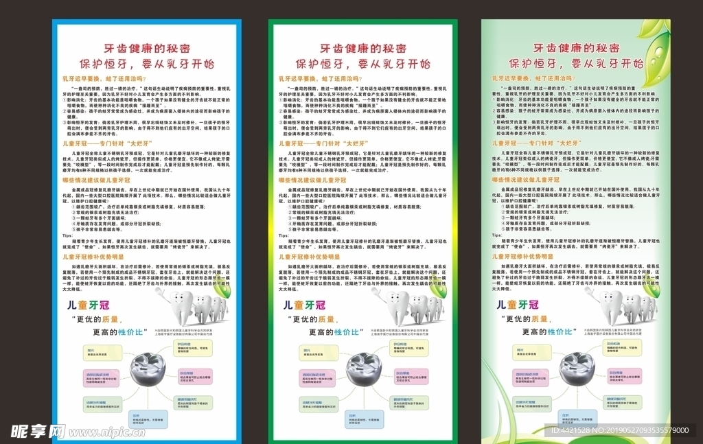 口腔展板