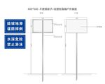 不锈钢警示牌（插地）