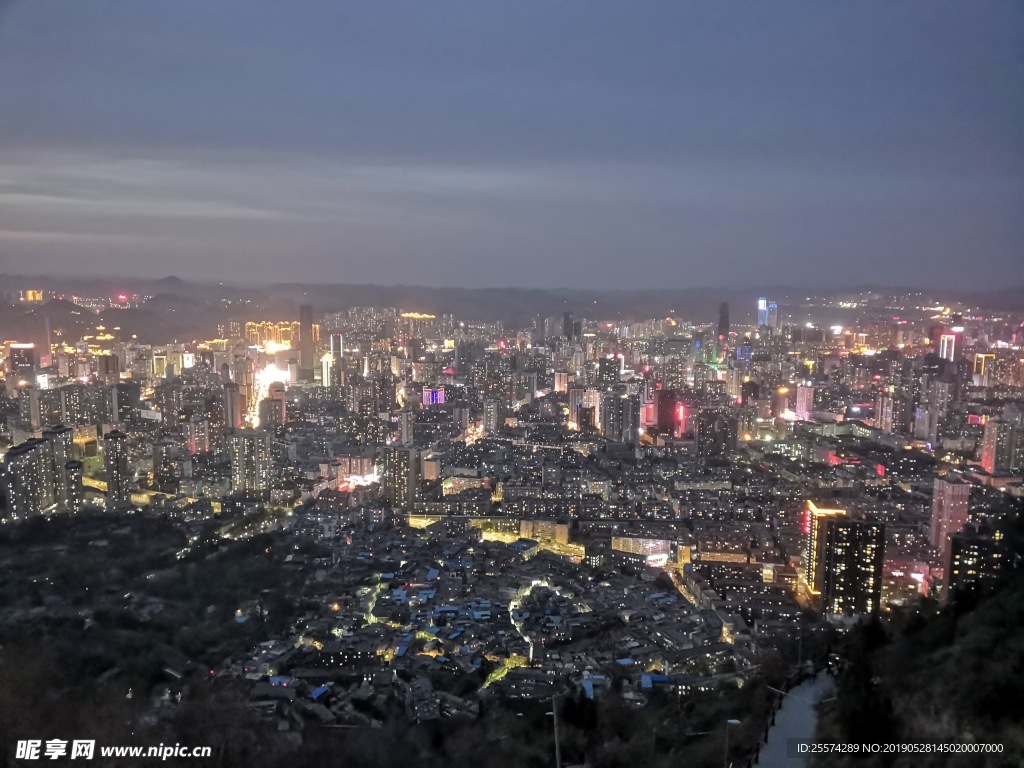 兰山公园 夜景