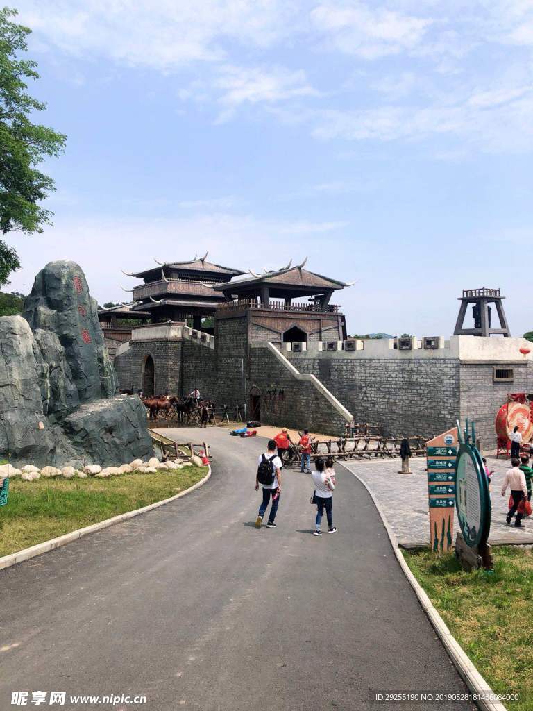 木兰 草原 大型节目 建筑图