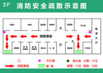 医院疏散示意图